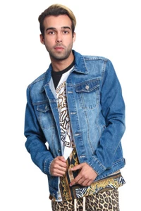 NWT Victorious Men's Essential Denim Jean Jacket Coat   Small~5XL     DK148 - Picture 1 of 20