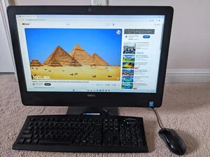 Dell Optiplex 9030 AIO - I7-4770s 3.10GHz 12GB RAM 250GB SSD WIFI DVD Cam Win 11 - Afbeelding 1 van 10