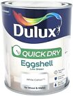 Dulux - Quick Drying Eggshell Paint For Wood & Metal - All Colours - 750ml
