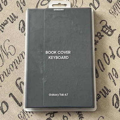 Authentic Samsung Galaxy Tab A7 Book Cover Keyboard - Gray Brand New Sealed - Image 1 of 3