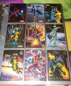 Fleer 1994 Marvel Universe Ser. 5-Comp. 200 Cards W/Power Blast & Suspended Anim - Picture 1 of 24