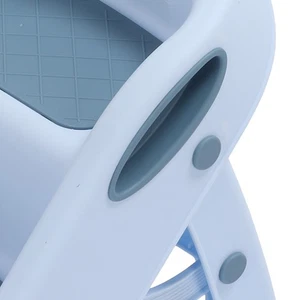 (Blue)3 In 1 Toilet Potty Training Stool Slip Proof Folding 2 Step Sink Toilet - Picture 1 of 22