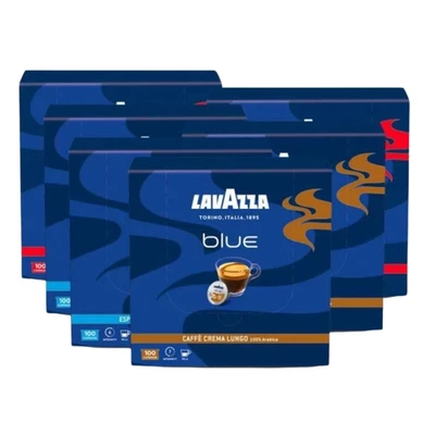 6 Boites De 100 Capsules Lavazza Blue Lungo - Photo 1/2