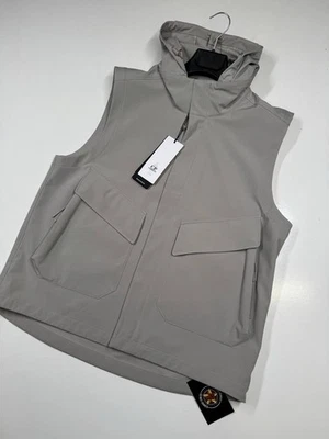 CP Company 071A C.P Shell -R Goggle Vest in grey  The Shell r Goggle Vest  Large - Image 1 of 4