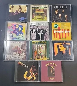 1970's Rock 11-CD Lot Eagles Queen The Doobie Brothers Kansas Lou Reed Styx - Picture 1 of 7
