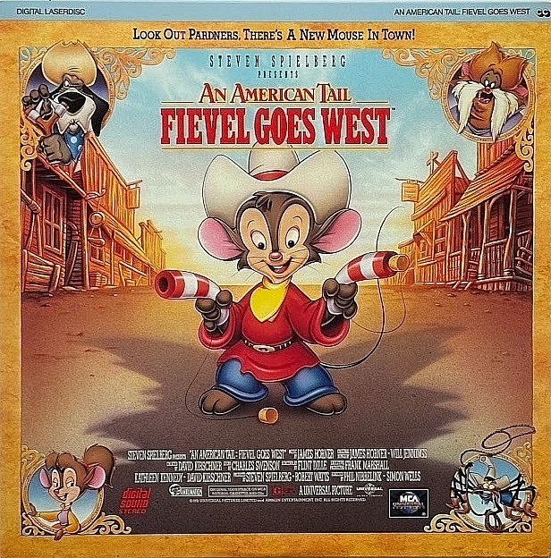AN AMERICAN TALE-FIEVEL GOES WEST (SPIELBERG) PREMIUM USED LASERDISC (NM/EX) Foto 1 de 1