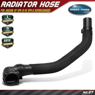 Auxiliary Radiator Coolant Inlet Hose for Jaguar XF XFR 10-15 XFR-S Supercharged - Image 1 of 4