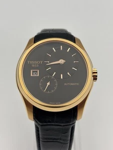 Tissot Couturier T0354283605100 Automatic Small Seconds PVD Rose Gold Leather - Picture 1 of 12