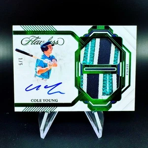 2023 Panini Flawless Baseball Cole Young Dual Patches #1/5 - Bild 1 von 1