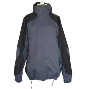 LL Bean Blue Zip Up Hooded 3 in 1 Polar Tec Waterproof Jacket Womens Large OCFA4 - Picture 1 of 18