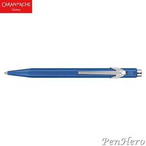 Caran d'Ache 849 Colormat-X Blue Ballpoint Pen 849.135 - Picture 1 of 2