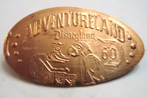 DISNEYLAND DL0604 - 60th Anniversary Tiki Room -- elongated copper penny - Picture 1 of 2