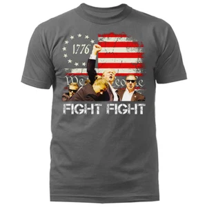 Donald Trump Rally Shooting Trump 2024 ¡Lucha! Camiseta política - Imagen 1 de 17