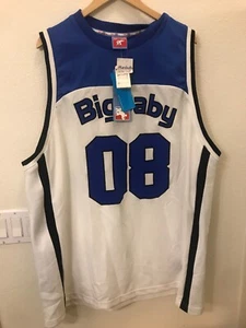 Bigbaby 08 Tank Top Jersey White Size XXL 2XL Rare Ciba Moisture Management - Picture 1 of 8