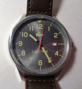 Lacoste CONTINENTAL Brown Silver New Women's Watch Wristwatch - Picture 1 of 12