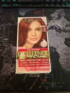 L'Oreal Excellence Creme Permanent Hair Color, 4RM Dark Mahogany Red NOS Free SH - Picture 1 of 6