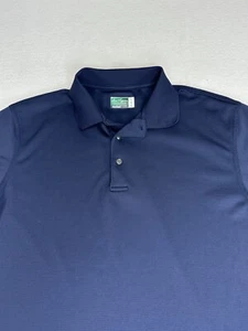 Ben Hogan Performance Men's Polo Shirt Short Sleeve Blue PinStriped Large L - Picture 1 of 9