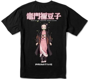 Primitive X Demon Slayer Nezuko Kamado Collab Skate T-Shirt Tee Black Streetwear - Bild 1 von 2