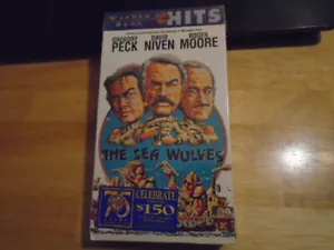 SEALED RARE OOP The Sea Wolves VHS film 1980 Gregory Peck ROGER MOORE Dave Niven - Picture 1 of 2
