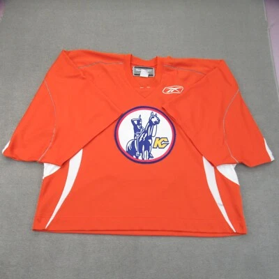 Camiseta deportiva de los Kansas City Scouts CCM portero para hombre NHL DE COLECCIÓN hockey NJ Devils ¿juego usada? Foto 1 de 4