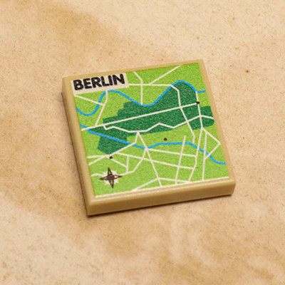 B3 Customs  Berlin, Germany Map (2x2 Tile)