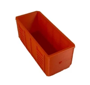 Contenedor de basura roll off rojo modelismo ferroviario escala HO - Imagen 1 de 3