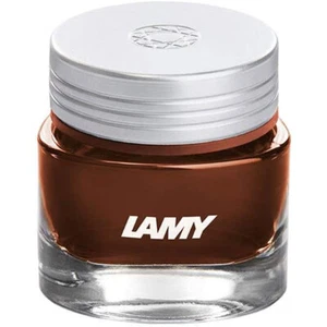 Lamy Ink Bottle Saturated Dye Based Wide Neck Glass, Topaz Crystal LT53TOP - Picture 1 of 2