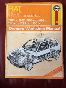 FIAT UNO PETROL 1983 ~ 1987 HAYNES SERVICE MANUAL *FREE P&P* - Picture 1 of 2