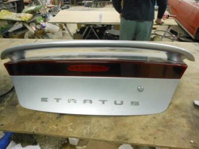 2001 2002 Dodge stratus 2 двери купе багажник крышка багажа серебристый цвет 01 02 голый - Изображение 1 из 3