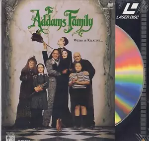 ADDAMS FAMILY (THE) WS VO PAL UK NEUF N&S LASERDISC Anjelica Huston, Raul Julia - Picture 1 of 1