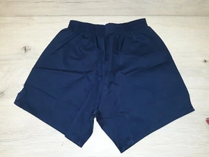 Banner Boys Navy Blue Elasticated School Sports Shorts New 30" Waist - Picture 1 of 4