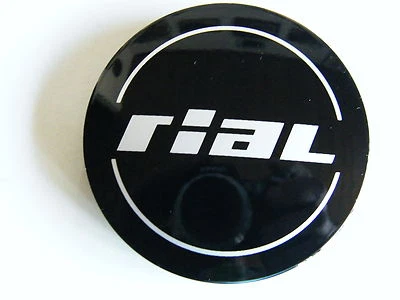 Original RIAL Nabenkappe 61 mm 58 mm schwarz N 56 Nabendeckel Felgenkappe N56 - Bild 1 von 3