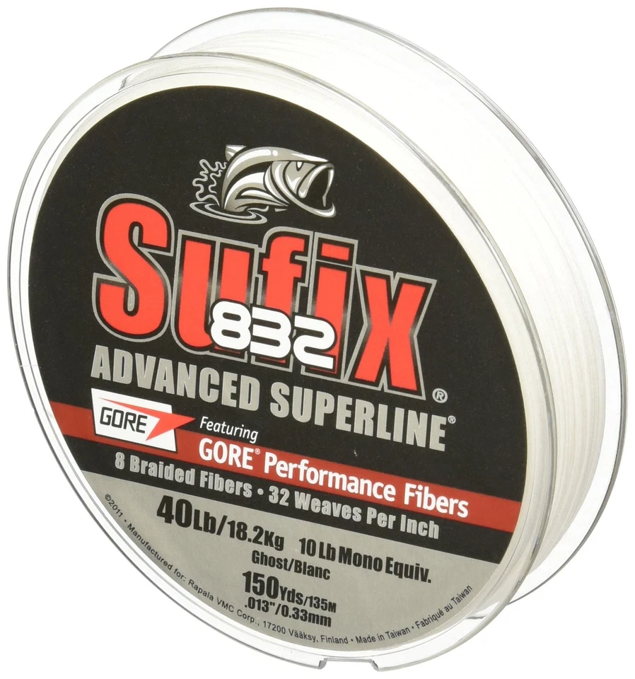 Trenza 832 30 lb Ghost 150 yardas Foto 1 de 2