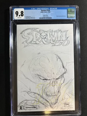 Spawn #150 CGC 9.8 2005 Sketch Todd Mcfarlane Image Comics 1st Print *S14 - Image 1 of 3