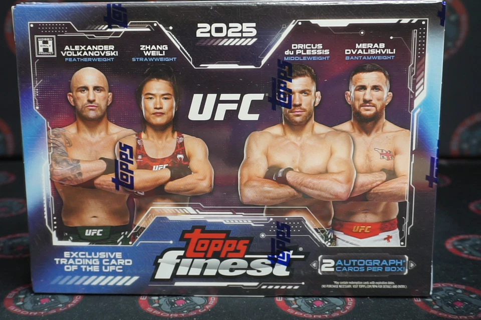 2025 Topps Finest UFC Hobby Box - Factory Sealed - Image 1 of 1