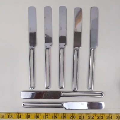 Conjunto de 8 facas de jantar modernas de aço inoxidável Towle Nordic Place  - Imagem 1 de 4