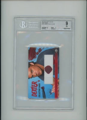 2009 BREYGENT DEXTER PROP CARDS #DCI2 BLOOD SLIDE BLOODSLIDE HOLY GRAIL BGS 9 - Image 1 of 2