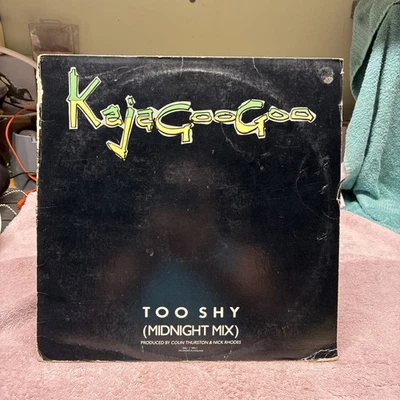 KAJAGOOGOO - Too Shy (Midnight Mix) - 12" Vinyl Record Single - VG+ - Image 1 of 4