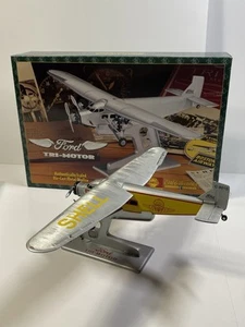 1996 ERTL Collectibles Prestige Series Shell Oil Ford Tri-Motor Airplane Diecast - Picture 1 of 24