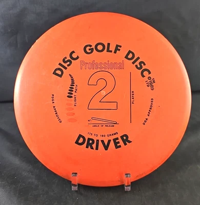 1989 Innova Disc Golf Disc Old School Professional #2 Driver 179g RocRay - Image 1 of 4