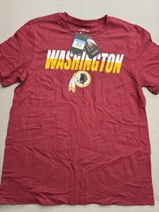Washington Redskins Shirt Mens Medium Red NFL Football Nike Tee New With Tags - Picture 1 of 7
