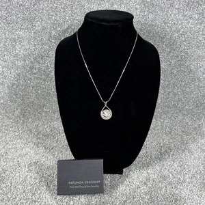 Collana Silpada .999 argento sterling ciondolo colomba volante 19 pollici - Foto 1 di 9