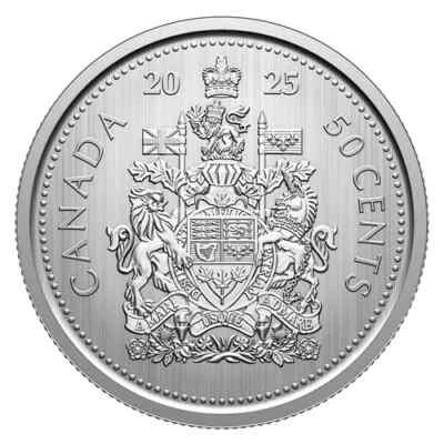 🇨🇦 2025 Canada Specimen 50 Cent - From Specimen Coin Set - Image 1 of 2