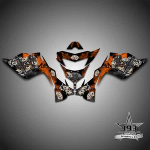 POLARIS IQ RACER 2005-2015 DECALS GRAPHICS WRAP OUTLAW ORANGE - Picture 1 of 1