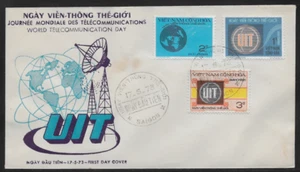 South Vietnam First Day Cover World Telecommunication Day 1973 - Picture 1 of 1