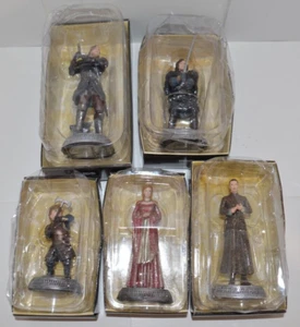 5X EAGLEMOSS GAME OF THRONES FIGURINES THE HOUND JON SNOW TYRION CERSEI BAELISH - Picture 1 of 3