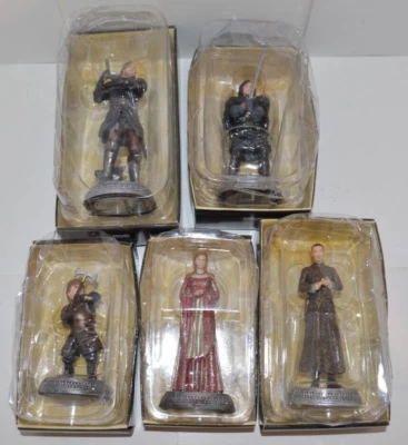 5X EAGLEMOSS GAME OF THRONES FIGUREN THE HOUND JON SNOW TYRION CERSEI BAELISH