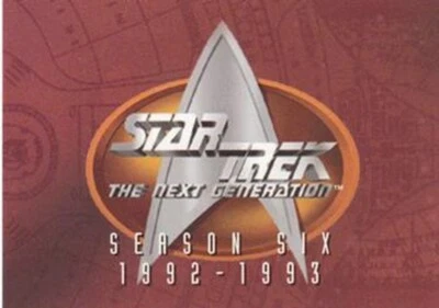STAR TREK NEXT GENERATION  SEASON 6  BASE / BASIC  CARDS 529  TO 636  BY SKYBOX - Image 1 of 3