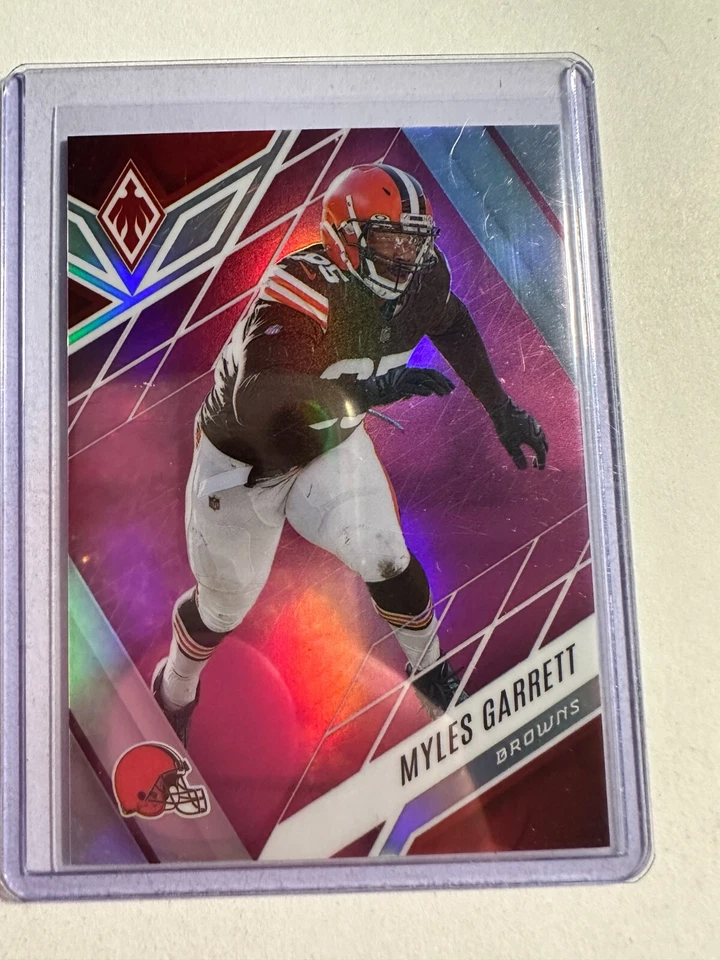 K120,601 -  2022 Panini Phoenix Pink #22 Myles Garrett #/199 - Image 1 of 1