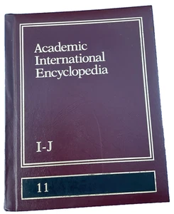 1992 Academic International Encyclopedia I-J 11 Hardcover Leather - Bild 1 von 10